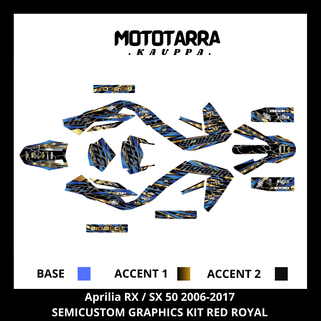 Aprilia RX / SX 50 2006-2017 ROYAL Graphic Kit