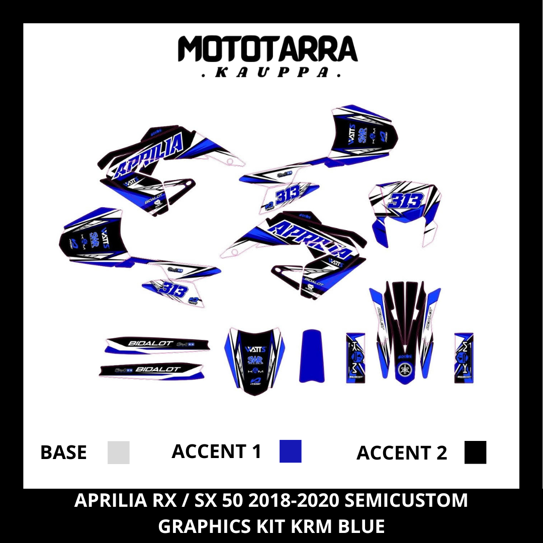 Aprilia RX / SX 50 2018-2020 KRM graphics Tarrasarja