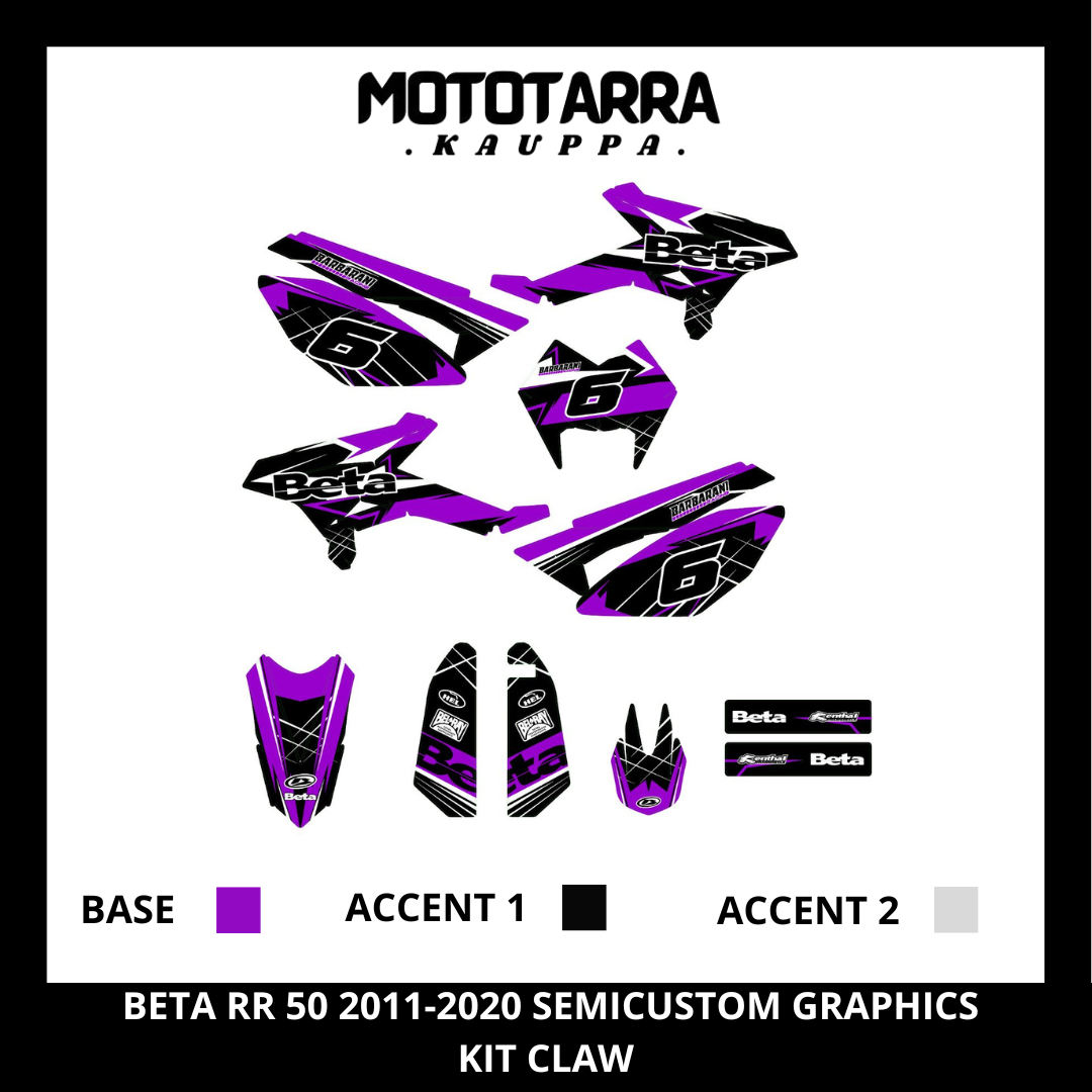 Beta RR 50 Violet 2011-2020 CLAW Tarrasarja