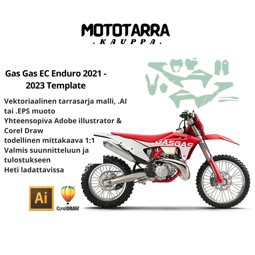 Gas Gas EC Enduro 2021 2022 2023 Tarrasarja Template