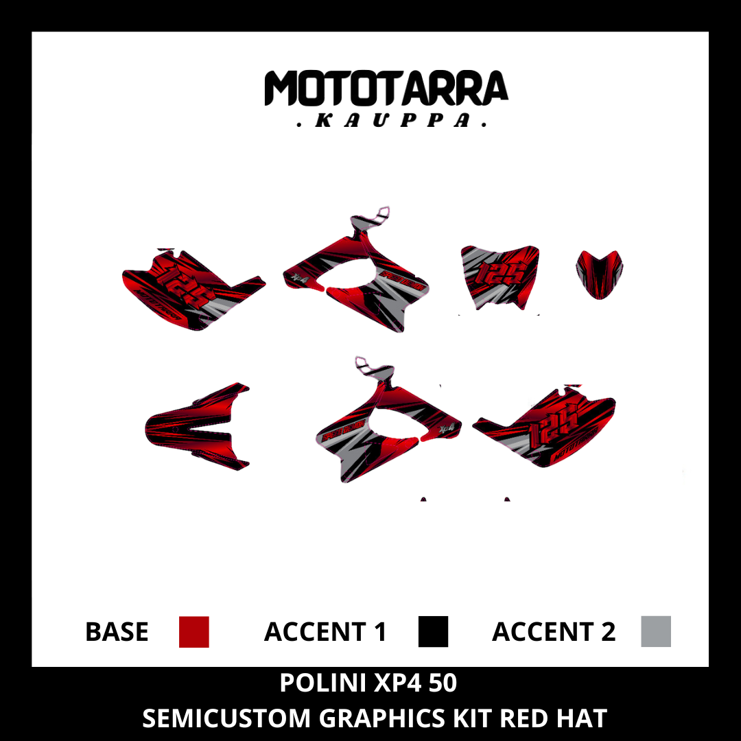 POLINI XP4 50 RED HAT Tarrasarja