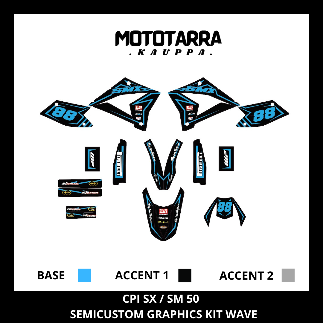 CPI SX / SM 50 WAVE Graphic kit