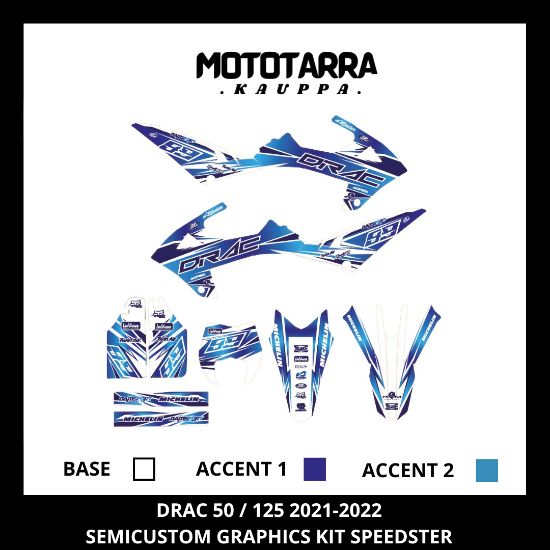 Drac 50 2021-2022 SPEEDSTER Sticker Kit