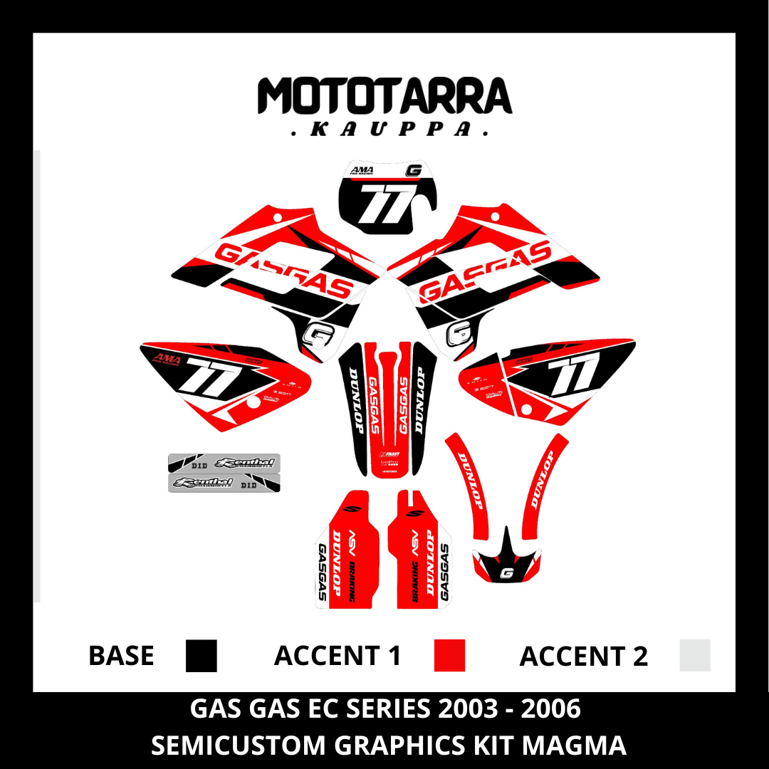 Gas Gas EC Series 2003-2006 MAGMA Tarrasarja