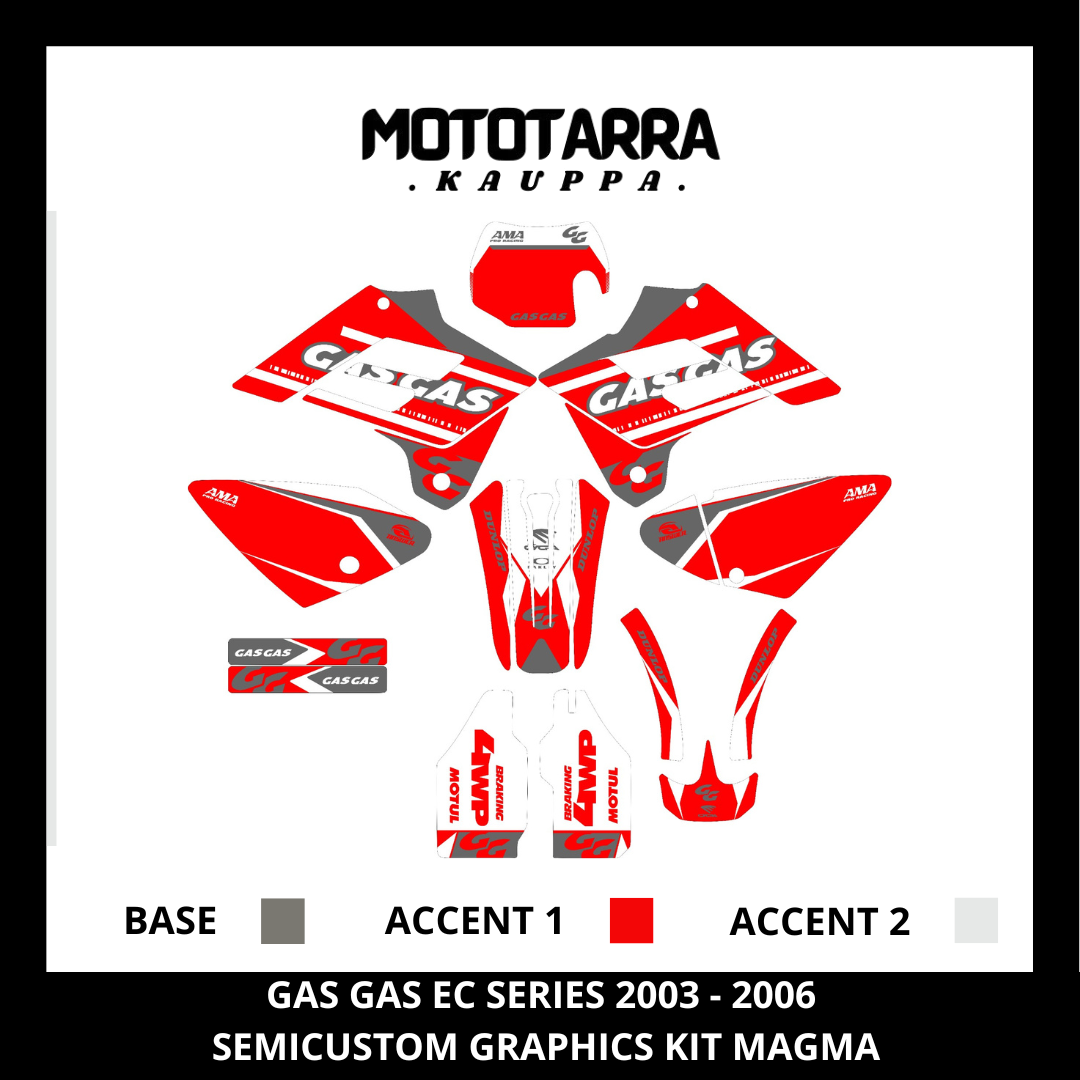 Gas Gas EC Series 2003-2006 Graphic kit