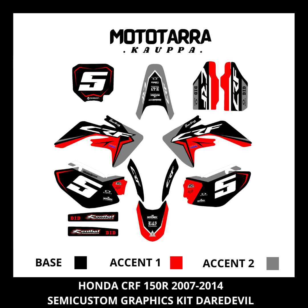 Honda CRF 150R 2007-2014 DAREDEVIL Tarrasarja