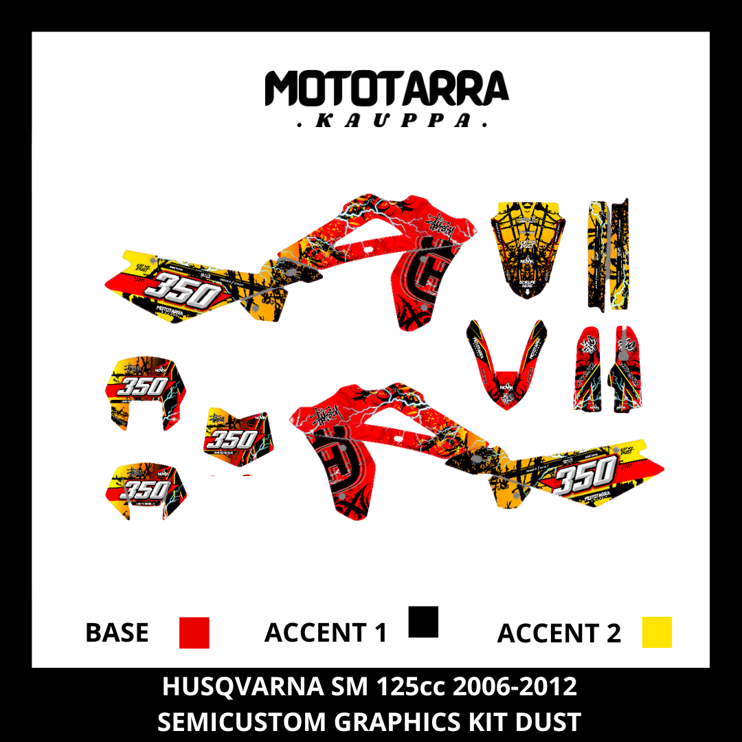 Husqvarna SM 125cc 2006-2012 DUST Tarrasarja