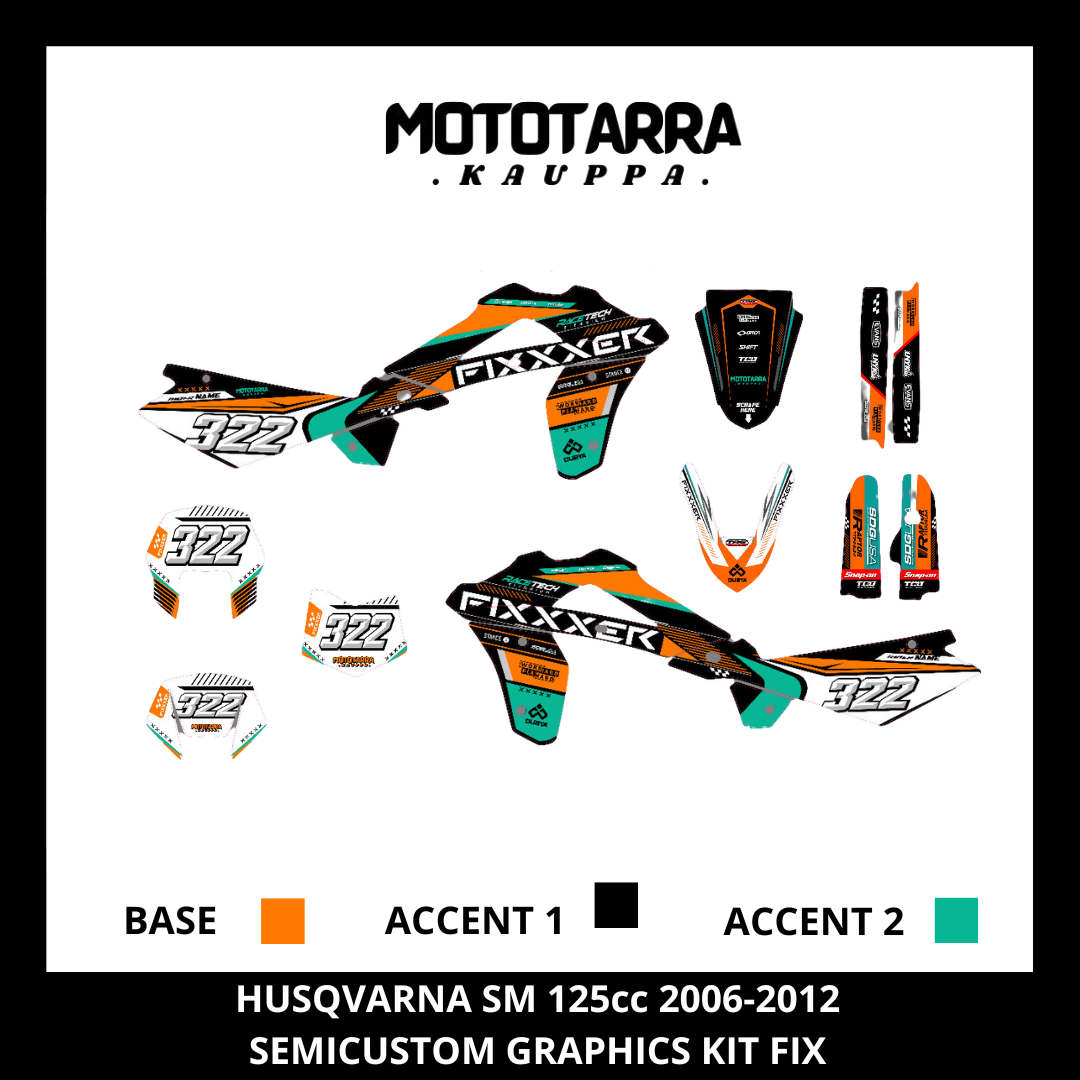 Husqvarna SM 125cc 2006-2012 FIX Tarrasarja