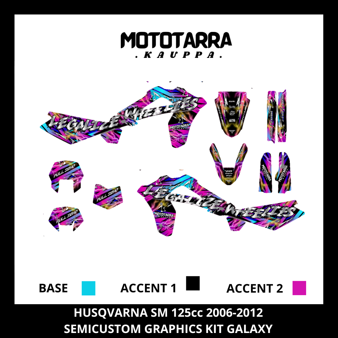 Husqvarna SM 125cc 2006-2012 GALAXY Tarrasarja