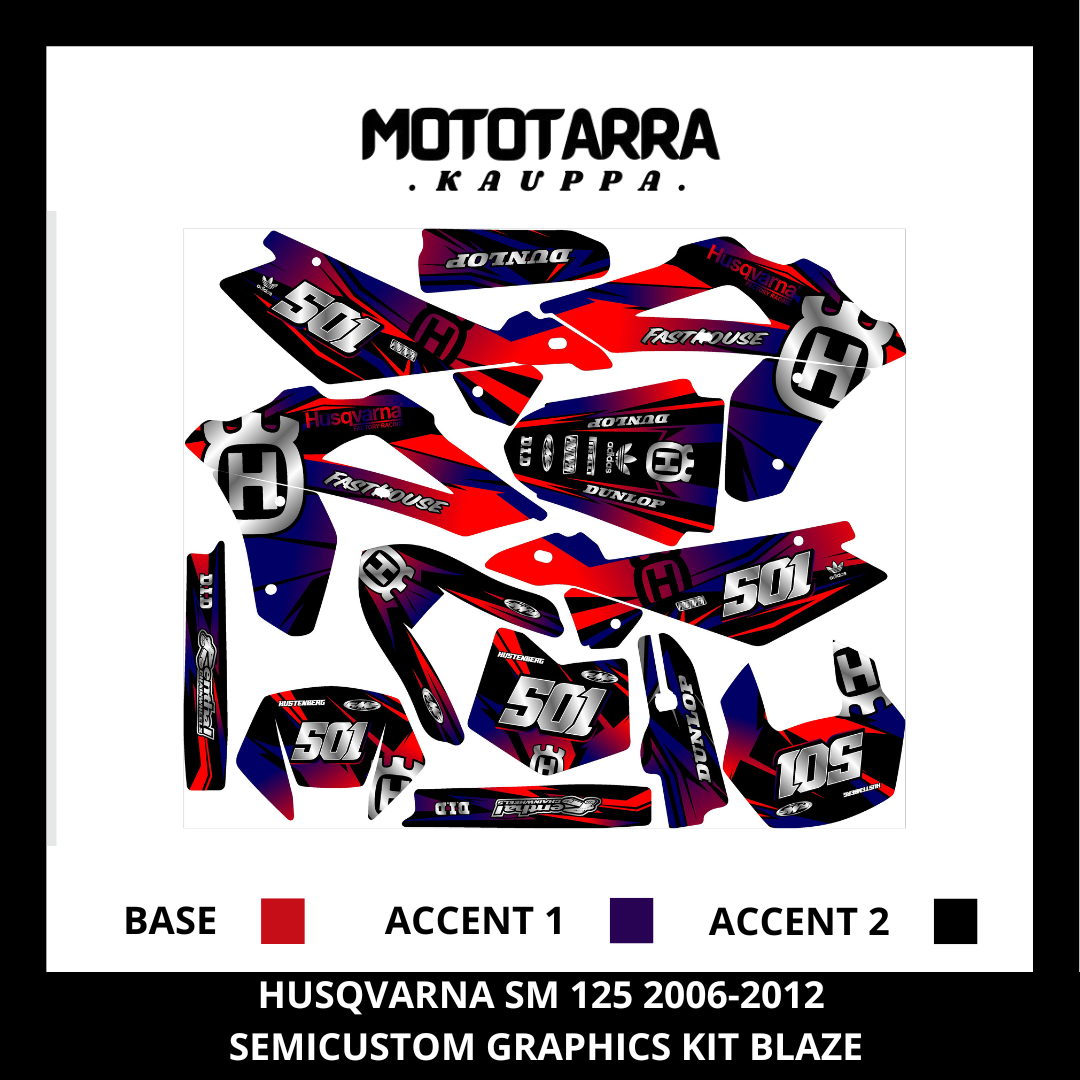 Husqvarna SM 125cc 2006-2012 BLAZE tarrasarja