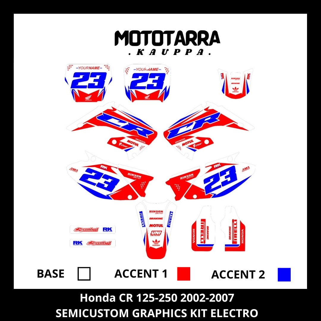 Honda CR 125-250 2002-2007 ELECTRO tarrasarja