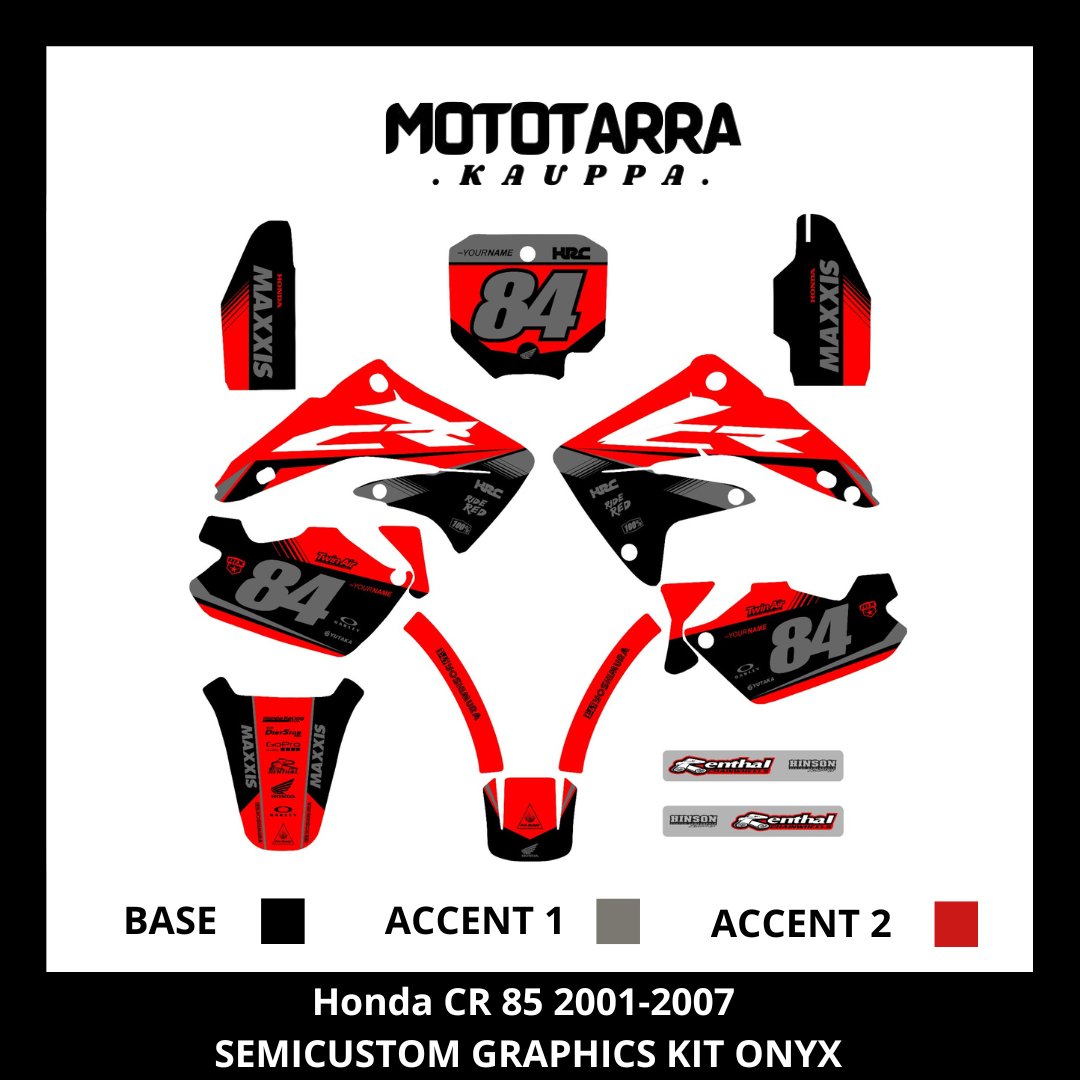 Honda CR 85 2001-2007 ONYX Tarrasarja