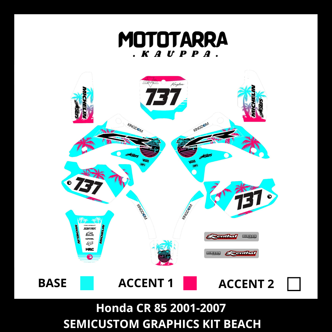 Honda CR 85 2001-2007 Graphic kit