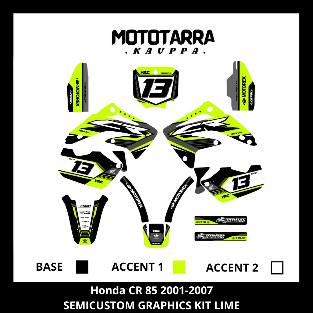 Honda CR 85 2001-2007 Graphic kit