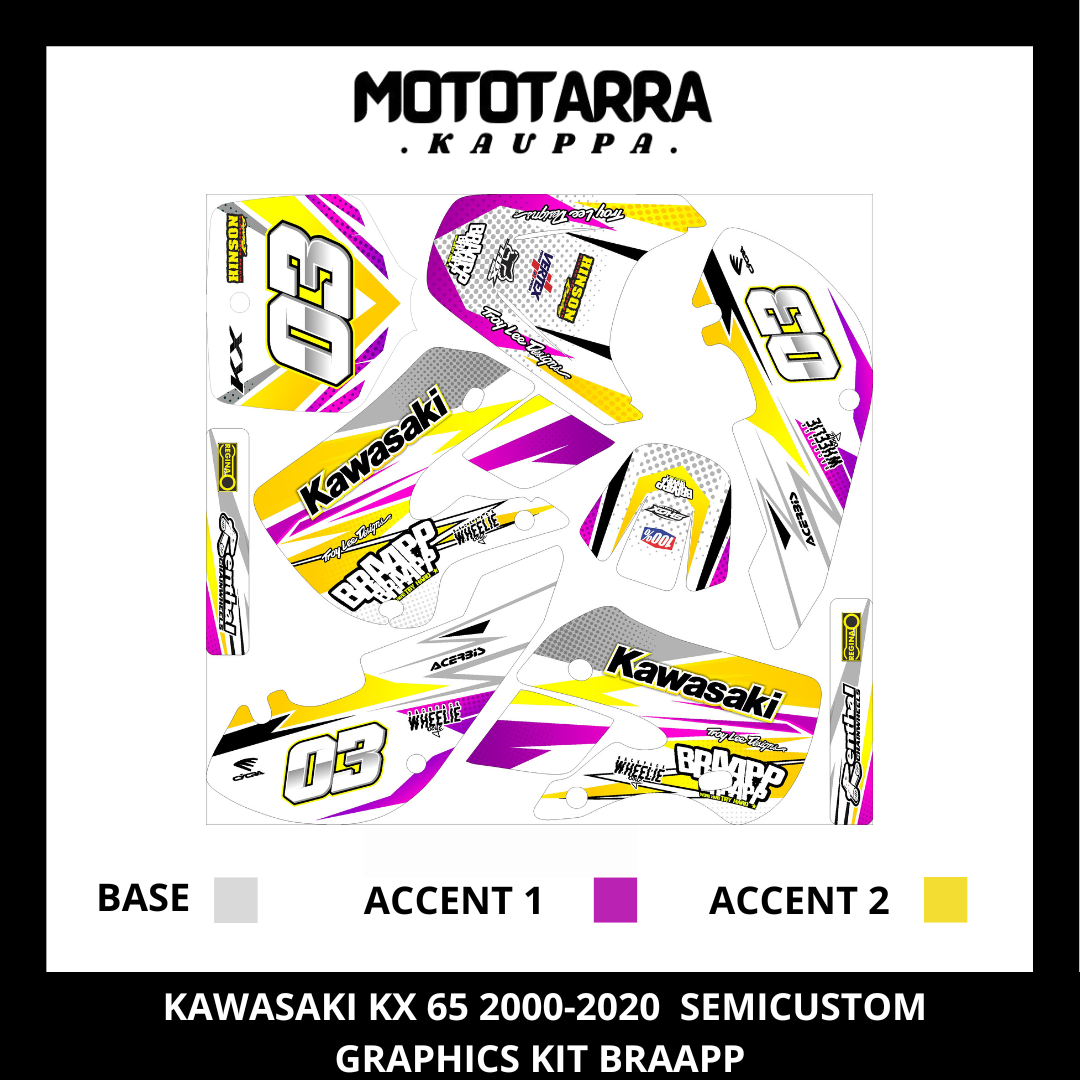 kawasaki KX 65 2000-2020 BRAAPP Tarrasarja