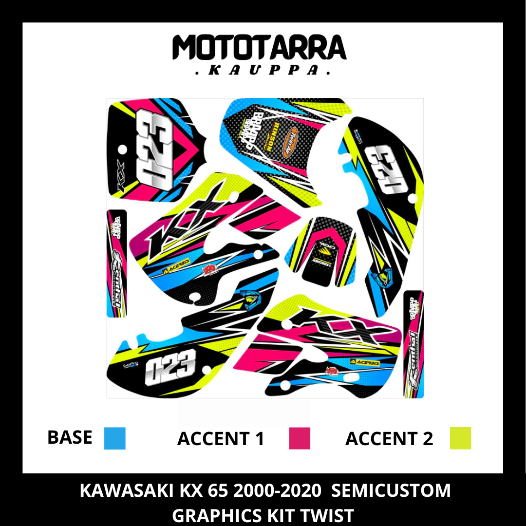kawasaki KX 65 2000-2020 TWIST Tarrasarja