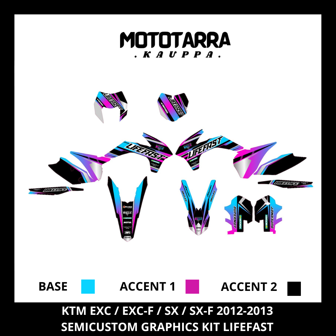 KTM EXC / EXC-F / SX / SX-F 2012-2013 LIFEFAST Tarrasarja
