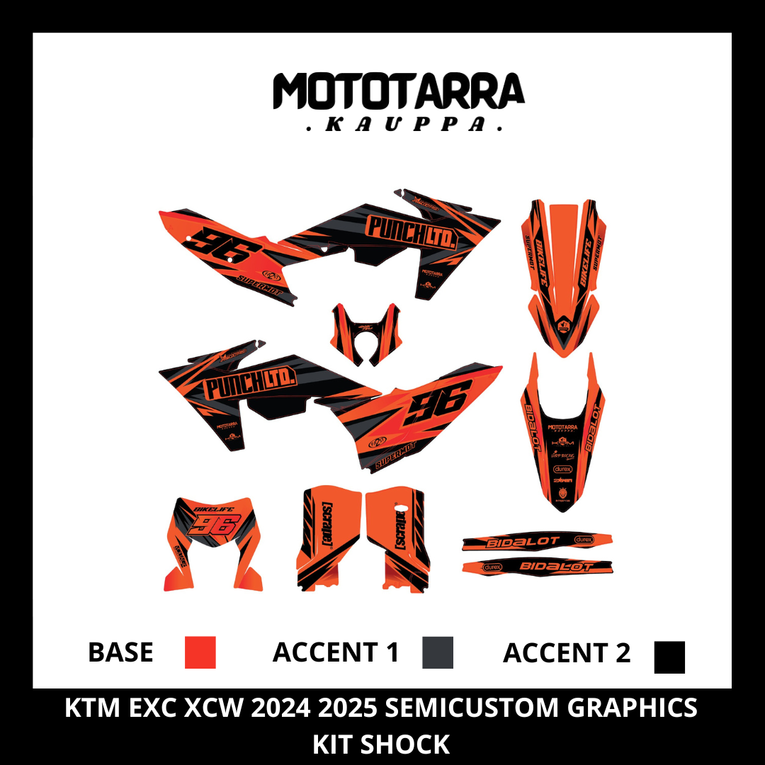 KTM EXC XCW 2024 2025 SHOCK Tarrasarja