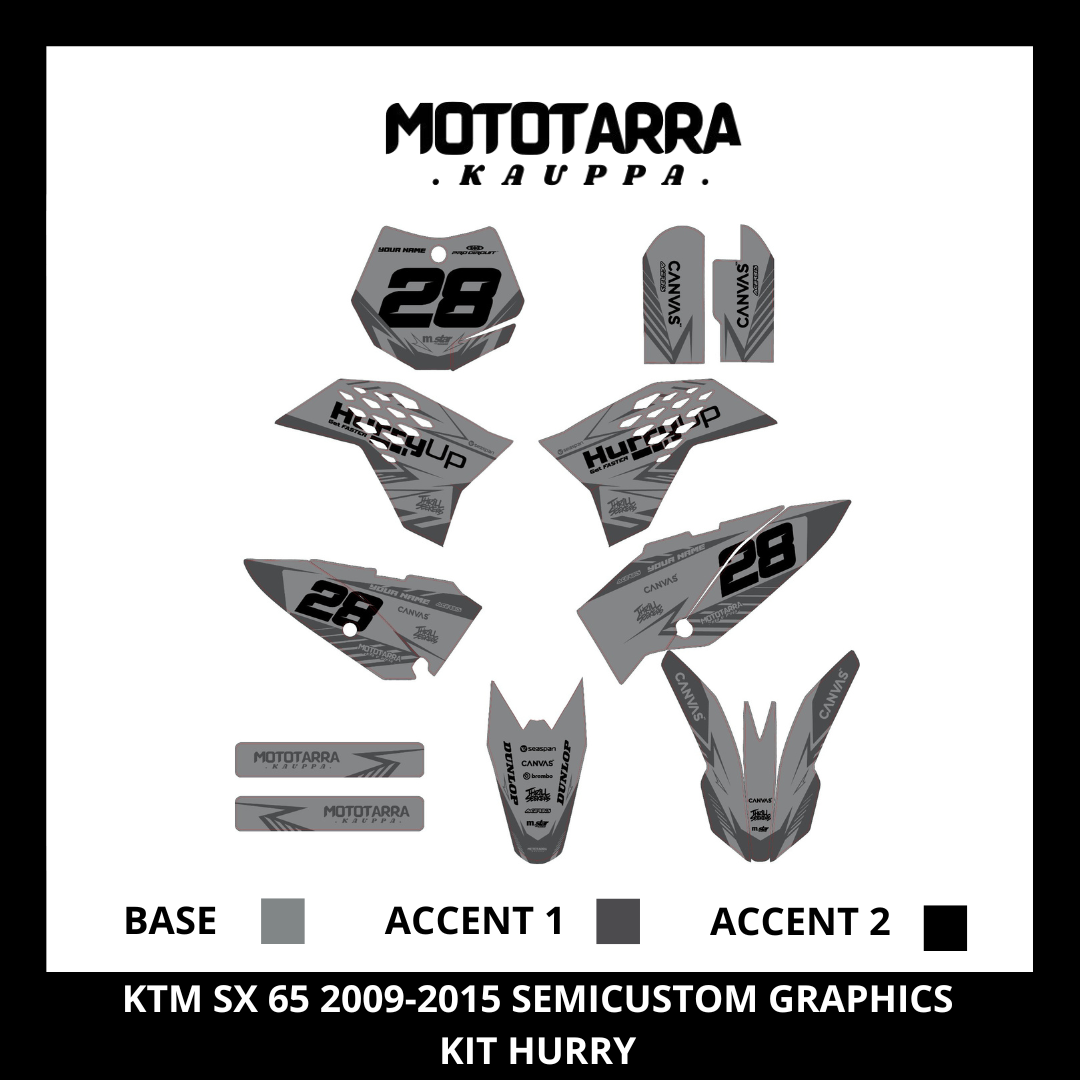 KTM SX 65 2009-2015 HURRY Tarrasarja
