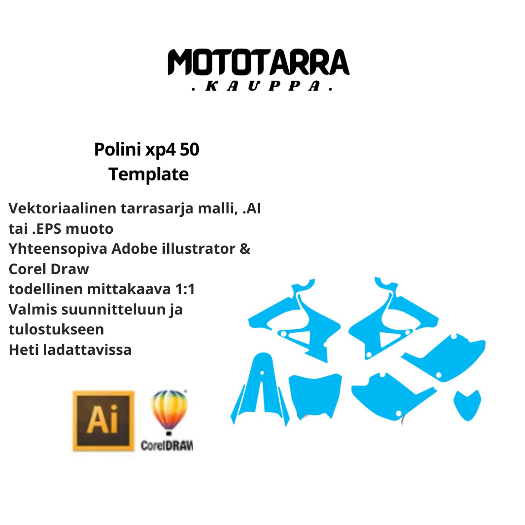 Polini xp4 50cc Template