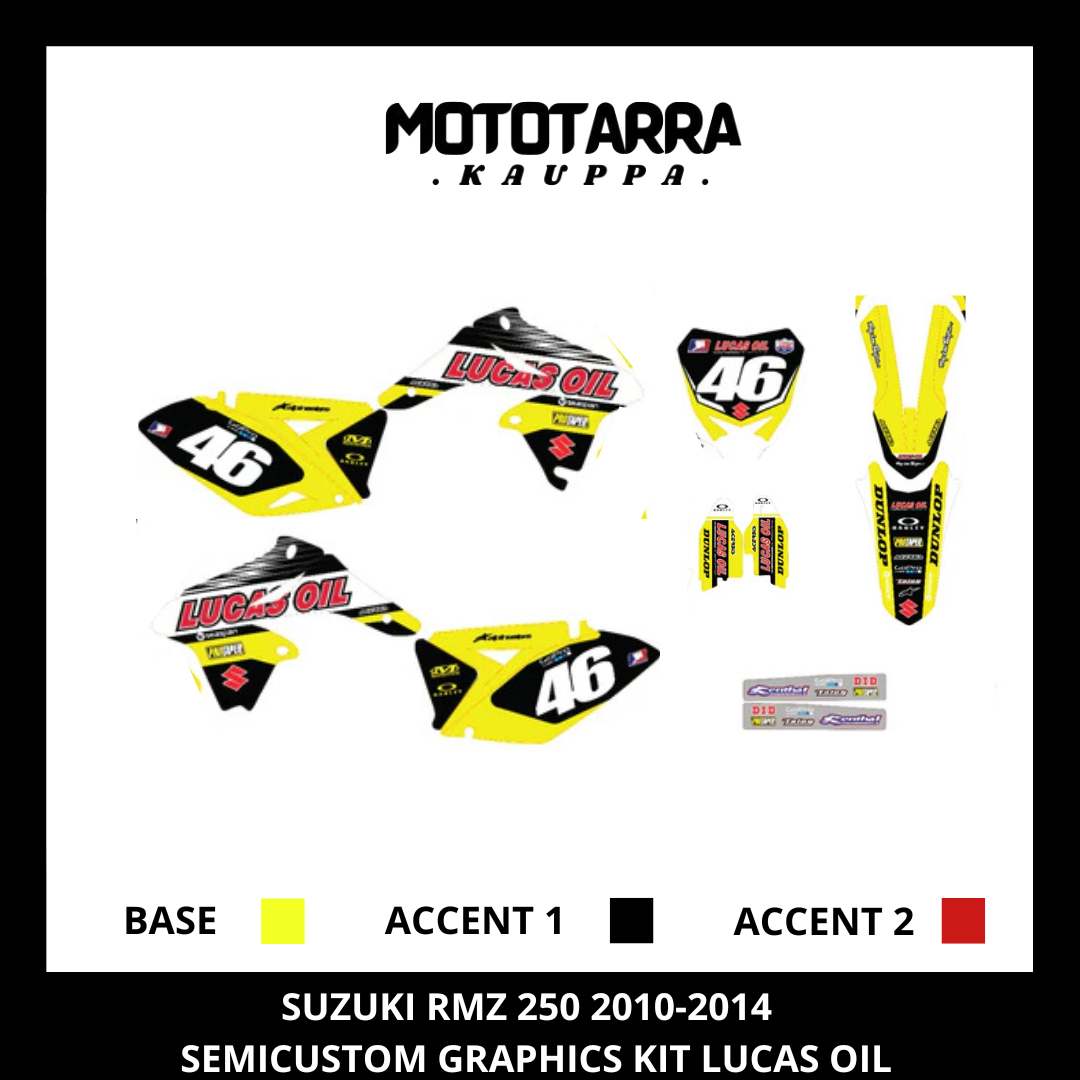 Suzuki RMZ 250 2010-2014 LUCAS OIL Tarrasarja