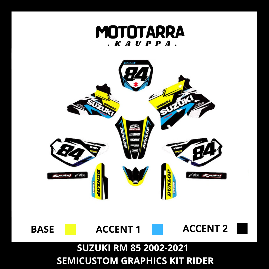 Suzuki RM 85 2002-2021 RIDER Tarrasarja