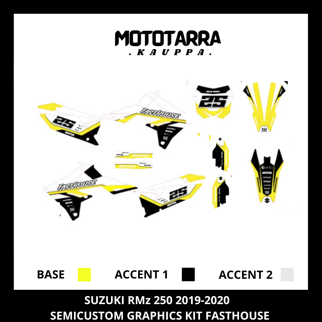 Suzuki RMz 250 2019-2020 FASTHOUSE Tarrasarja