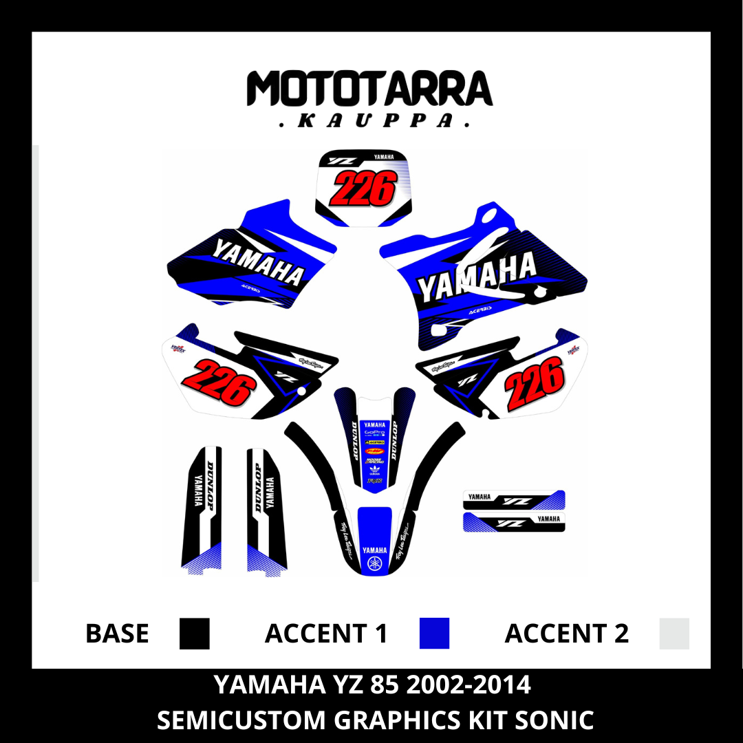 Yamaha YZ 85 2002-2014 SONIC Tarrasarja