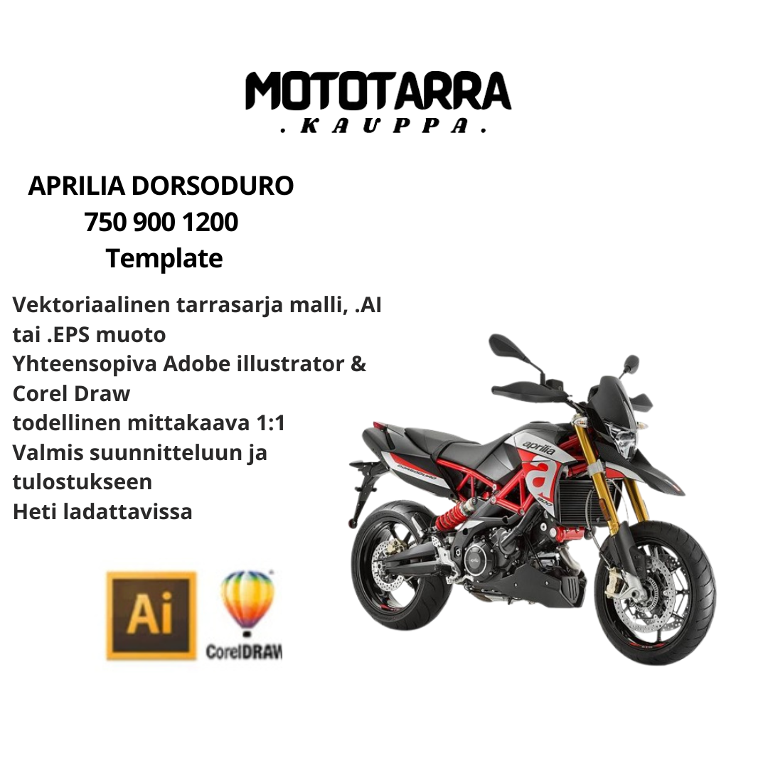 APRILIA DORSODURO 750 900 1200 Template