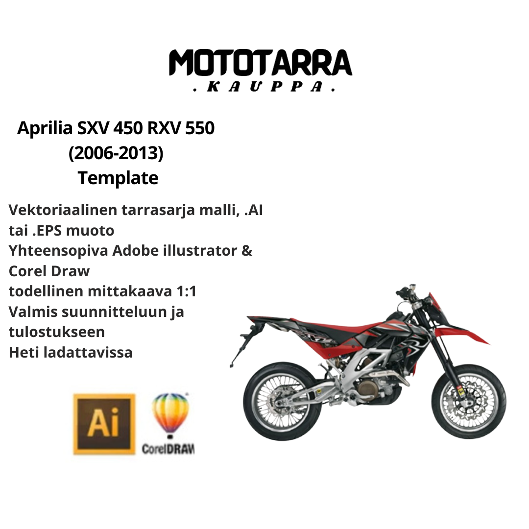 Aprilia SXV 450 RXV 550 (2006-2013)  Template