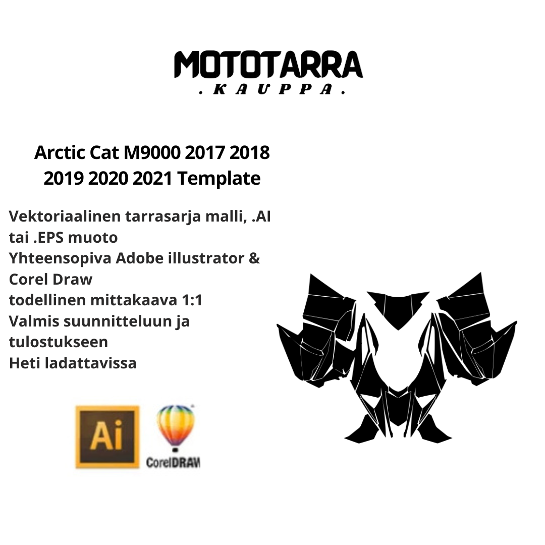 Arctic Cat M9000 2017 2018 2019 2020 2021 Template