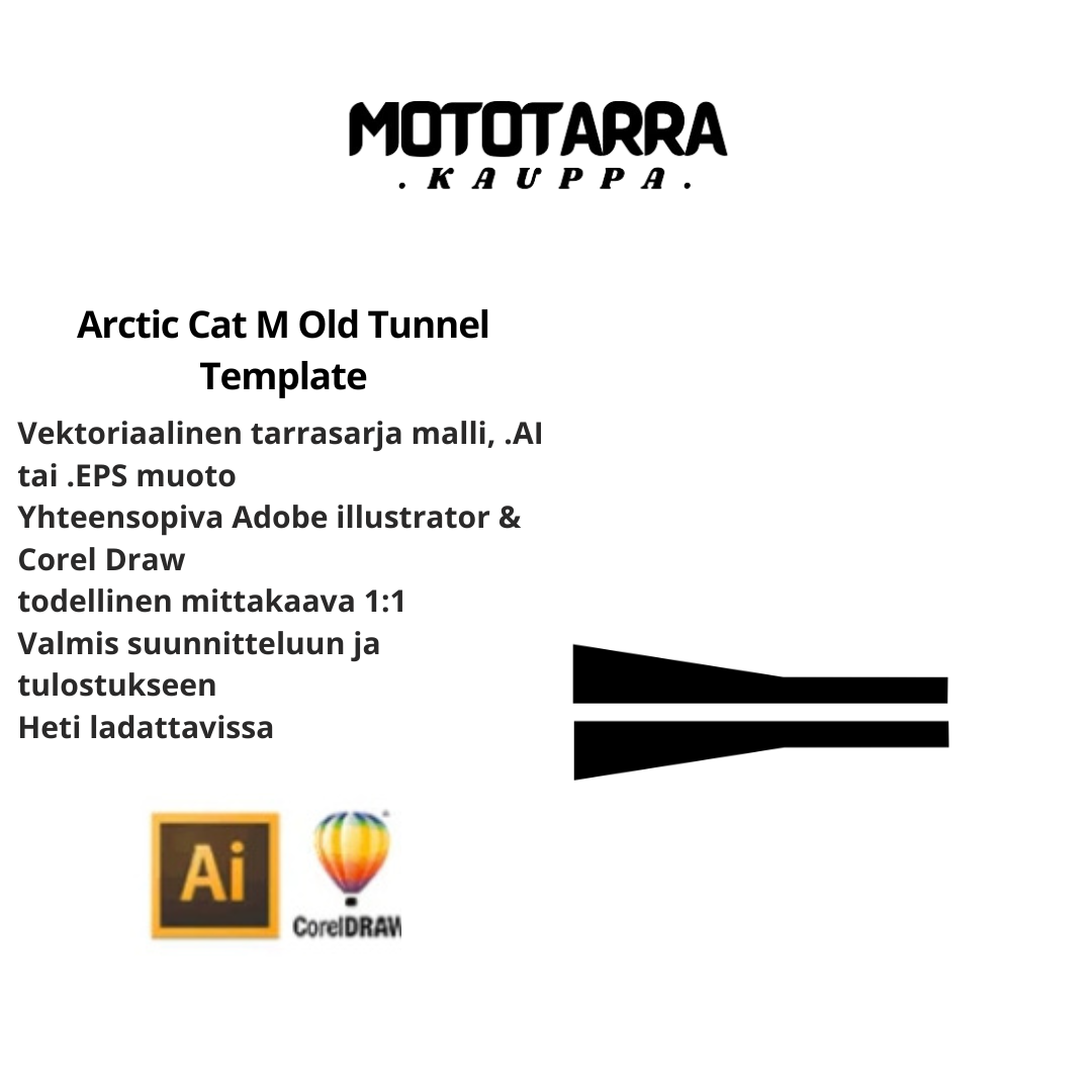 Arctic Cat M Old Tunnel graphics Template