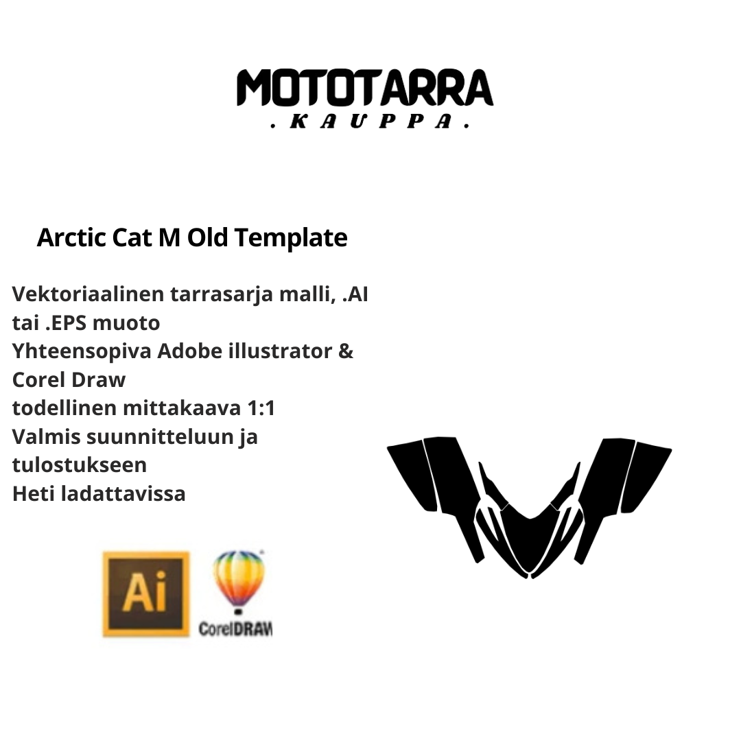 Arctic Cat M Old graphics kit Template