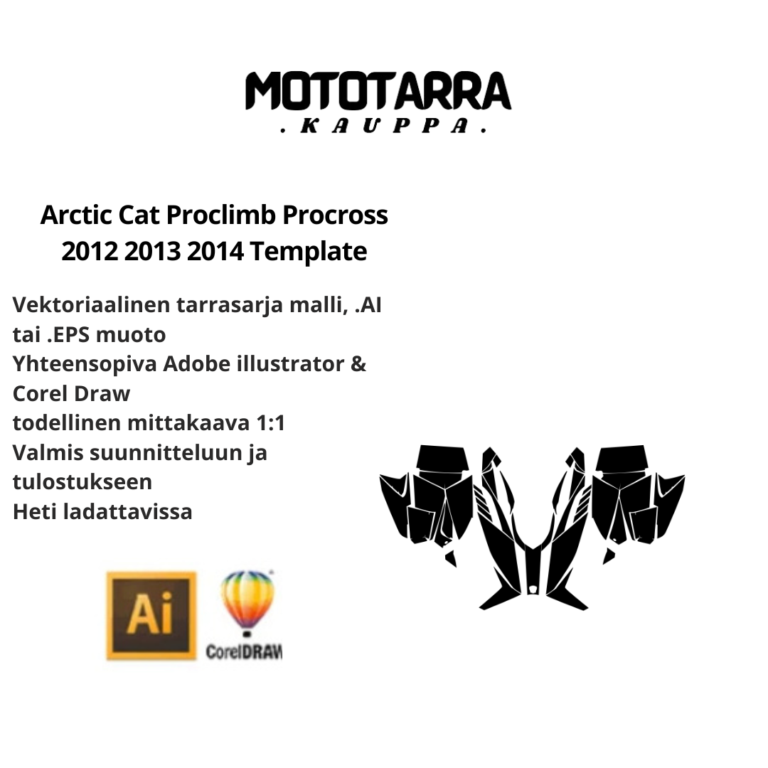 Arctic Cat Proclimb Procross 2012 2013 2014 Template