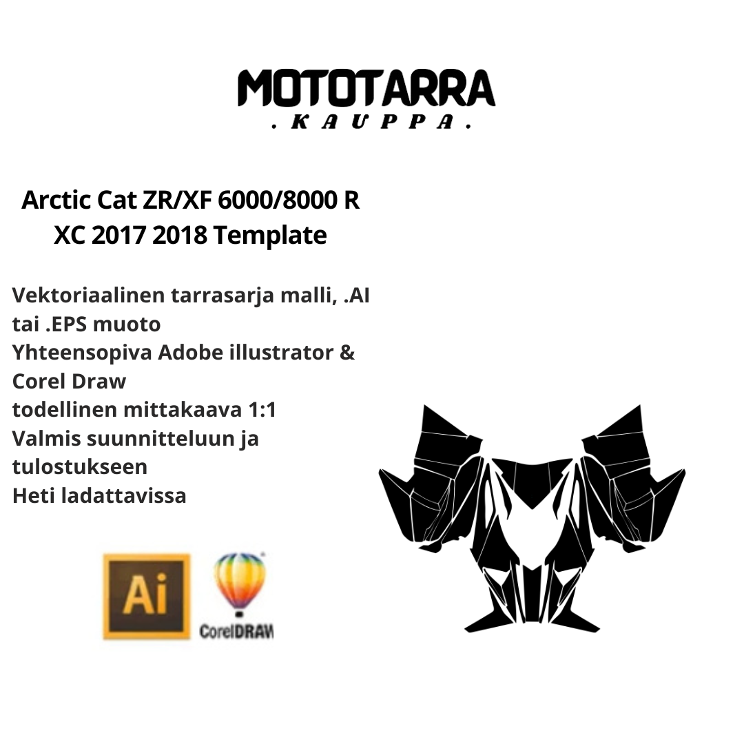 Arctic Cat ZR/XF 6000/8000 R XC 2017 2018 Template