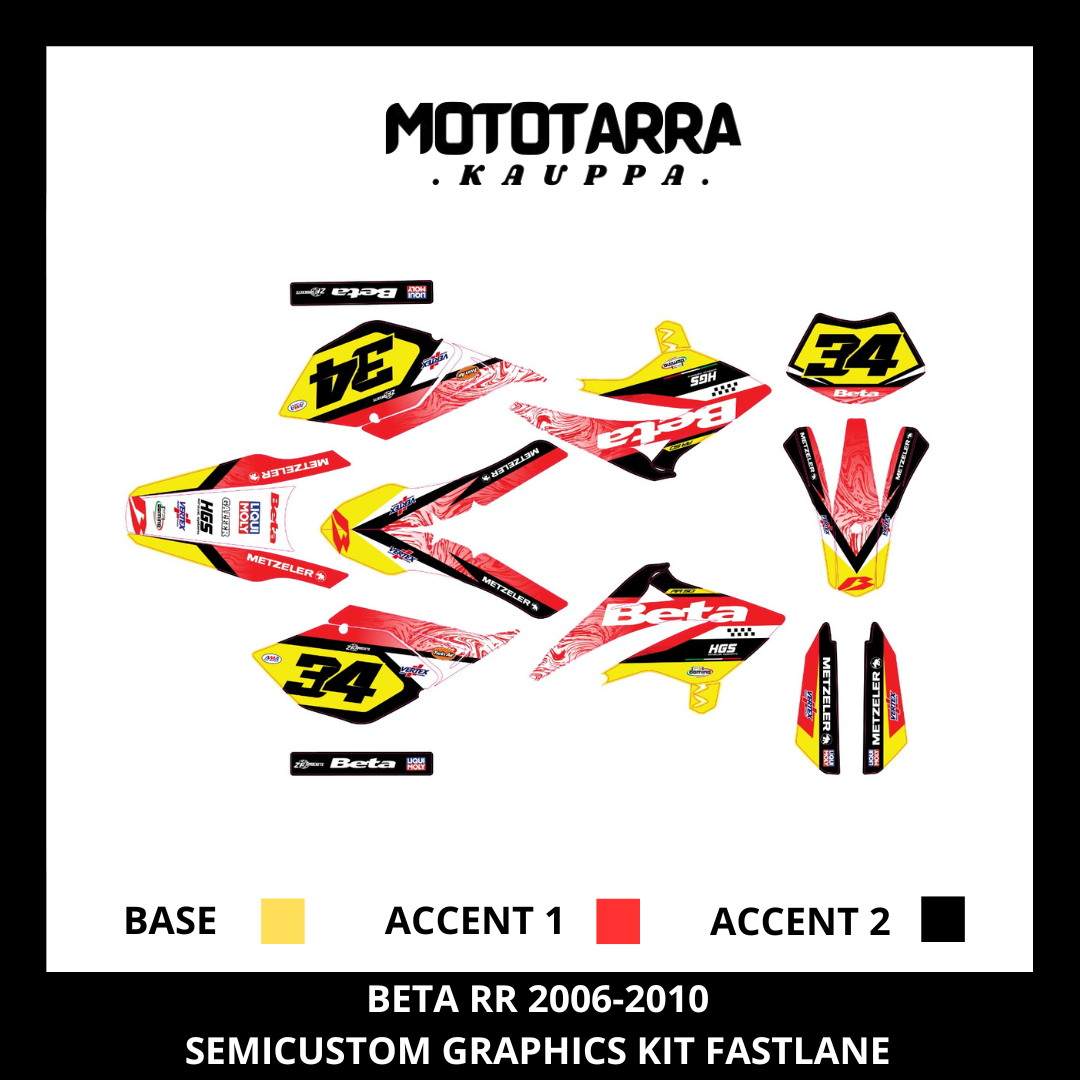 Beta RR 50cc 2006-2010 FASTLANE Tarrasarja