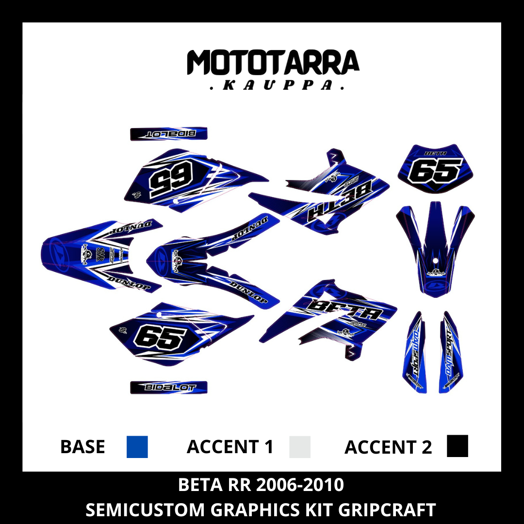 Beta RR 50cc 2006-2010 GRIPCRAFT Tarrasarja