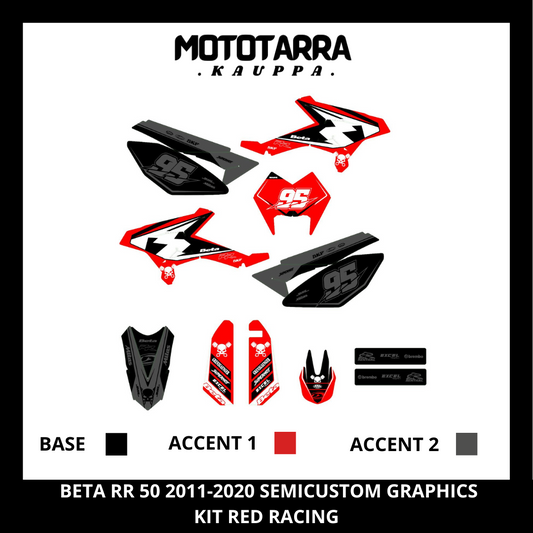 Beta RR 50 2011-2020 red Graphic Kit