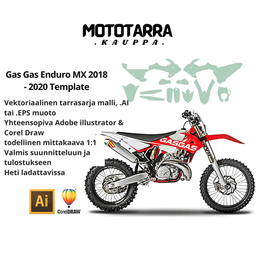 Gas Gas Enduro MX Motocross 2018 2019 2020 Tarrasarja Template