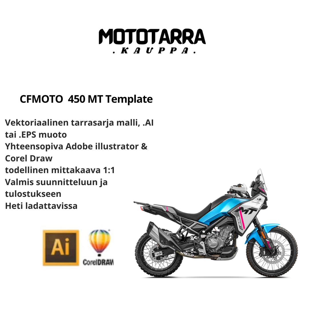 CFMOTO 450 MT graphics Template