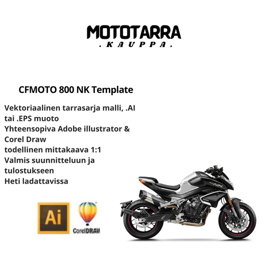 CFMOTO 800 NK graphics Template