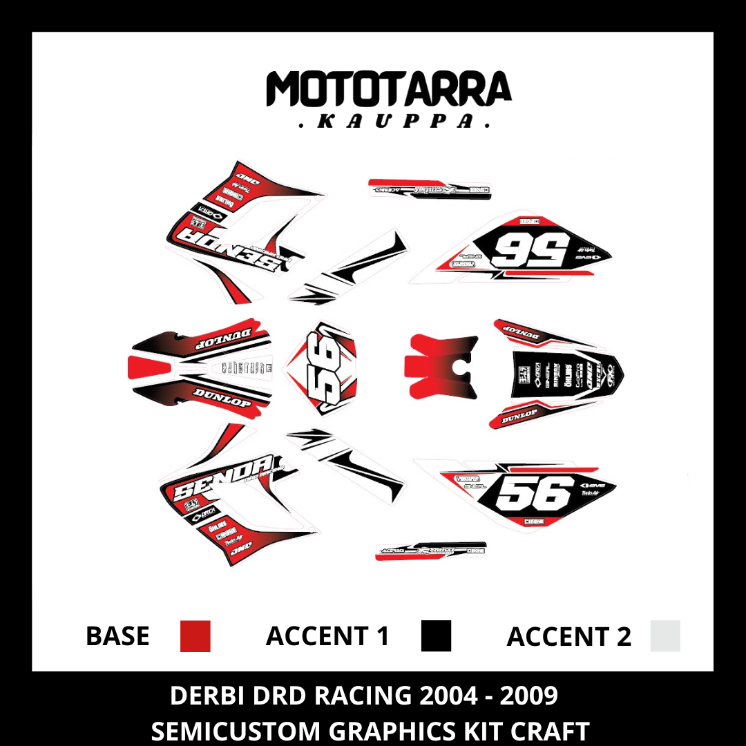 Derbi DRD Racing 2004 - 2009 CRAFT Tarrasarja