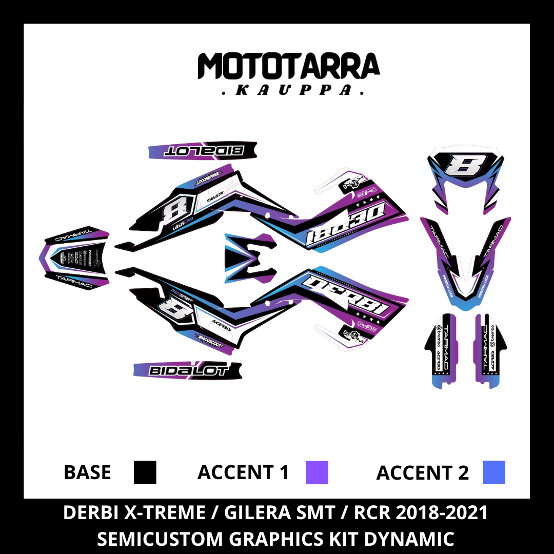 Derbi X-treme / Gilera SMT / RCR 2018-2021 DYNAMIC Tarrasarja