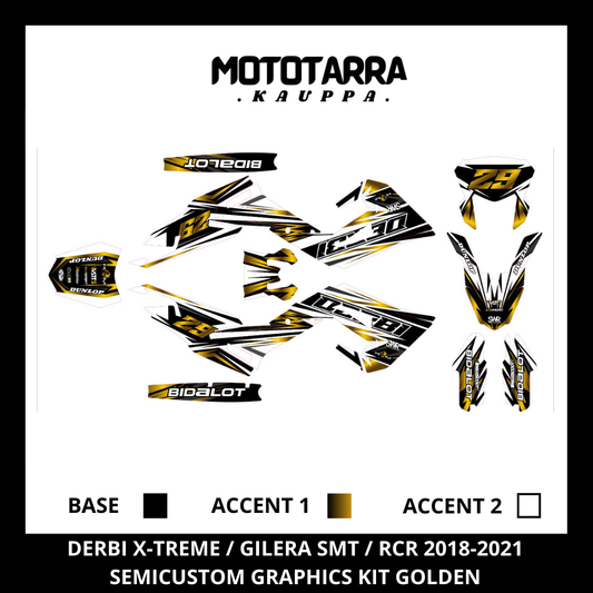 Derbi X-treme / Gilera SMT / RCR 2018-2021 IGNITE Tarrasarja