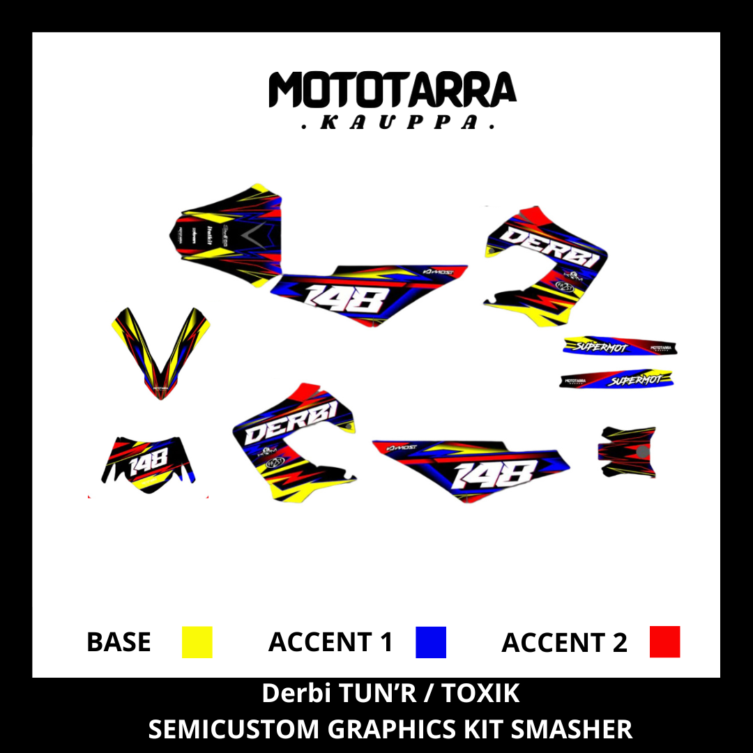 Derbi TUN’R / TOXIK SMASHER Tarrasarja