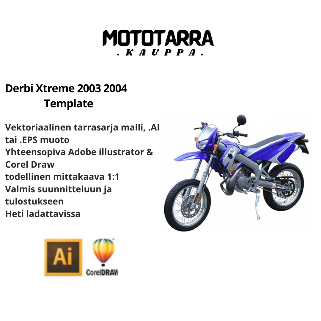 Derbi Xtreme 2003 2004 Template