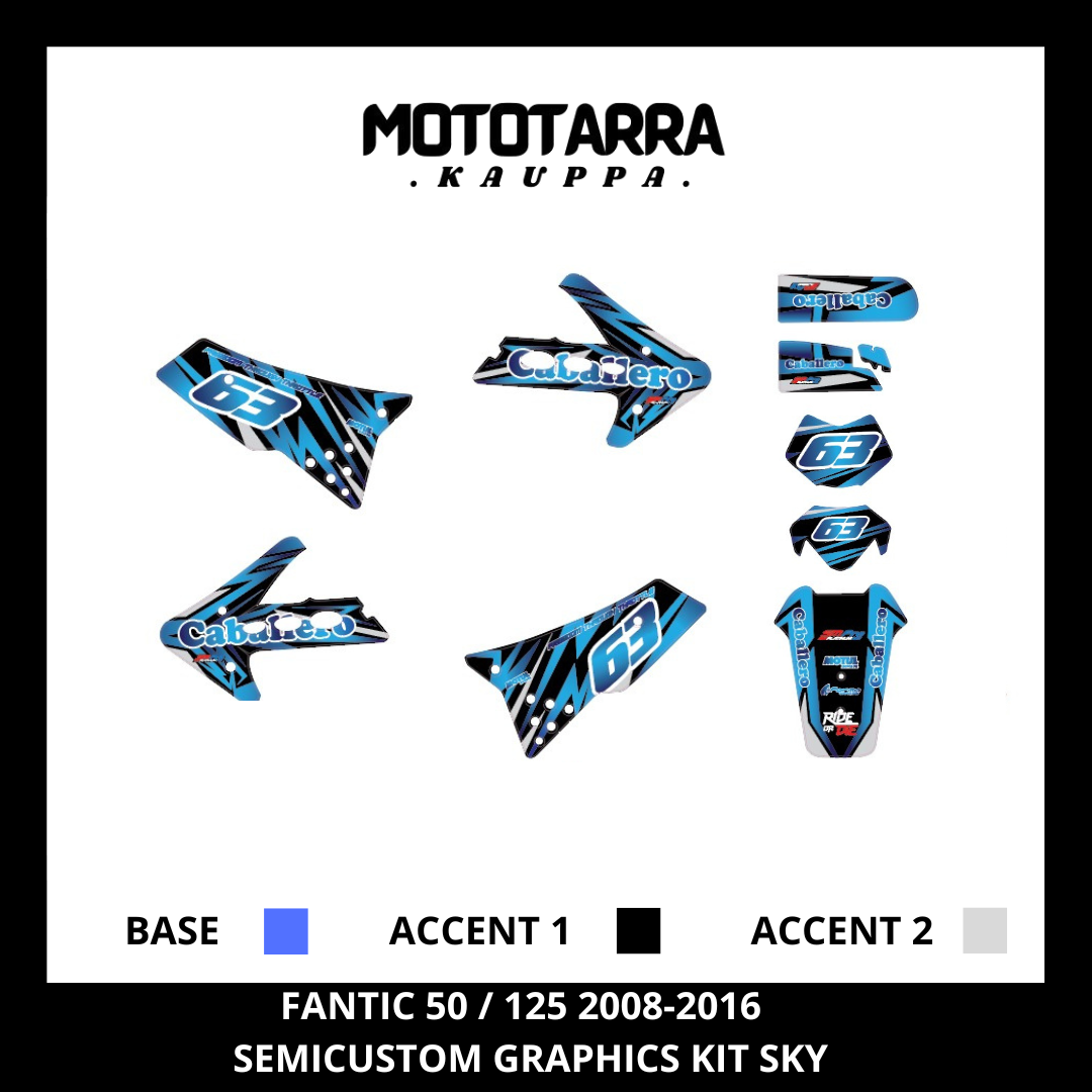 Fantic 50 / 125 2008-2016 SKY Tarrasarja