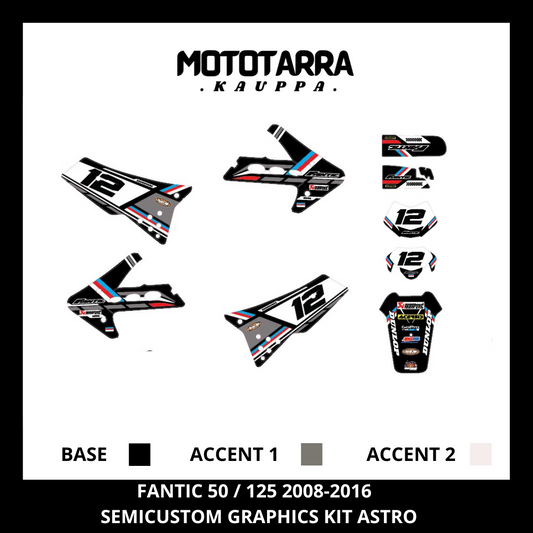 Fantic 50 / 125 2008-2016 ASTRO Tarrasarja