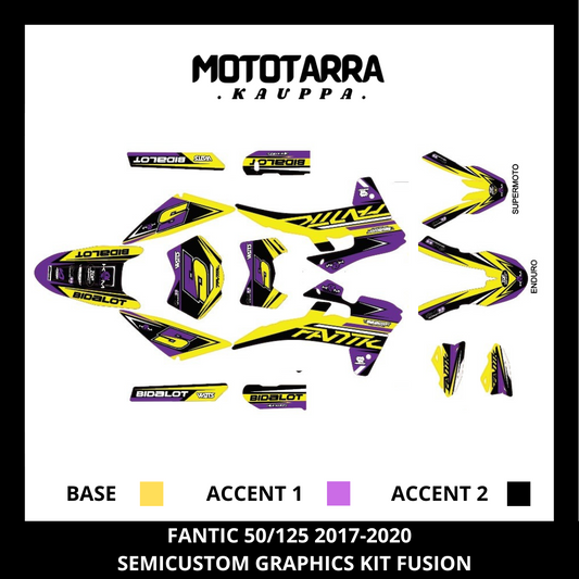 Fantic 50/125 2017-2020 FUSION Tarrasarja