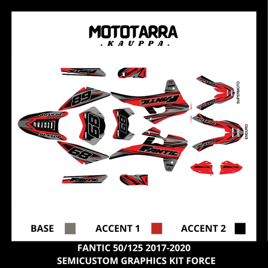 Fantic 50/125 2017-2020 FORCE Tarrasarja